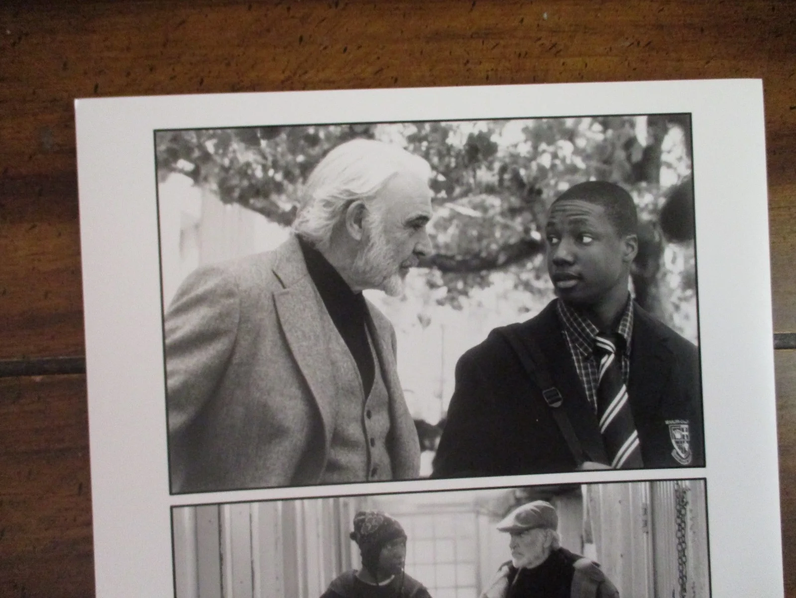 Robert Brown/Sean Connery(FINDING FORRESTER)2000 8 x 10 Black/White Press Photo, изображение 2
