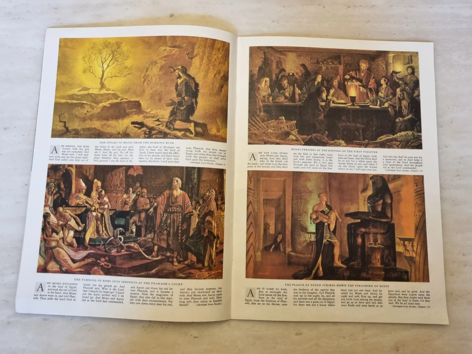 The Ten Commandments Souvenir Film Programme Charlton Heston Yul Brynner, image 4