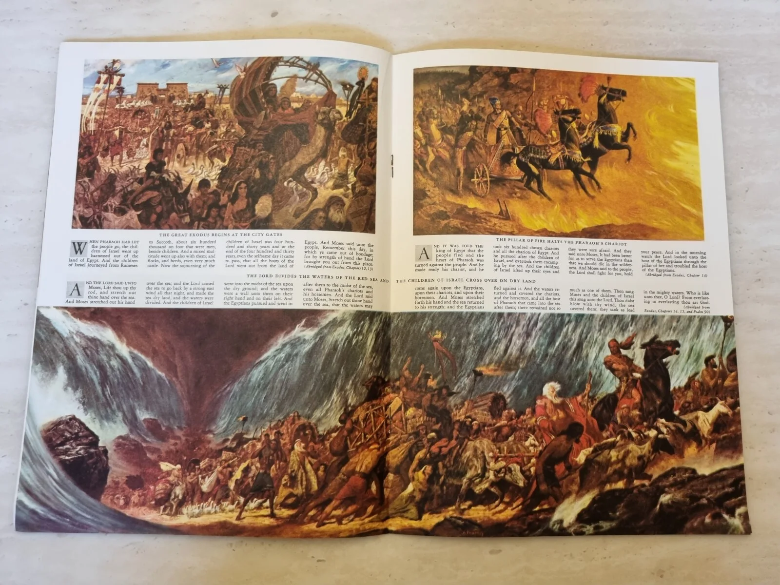 The Ten Commandments Souvenir Film Programme Charlton Heston Yul Brynner, image 5