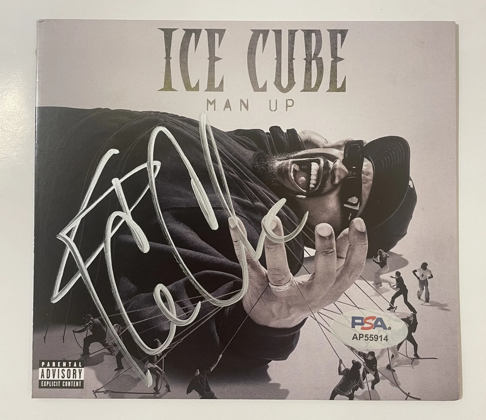 Ice Cube — Ice Cube Autograph Signed Framed CD Man Up PSA COA Rare Hip Hop Collectible 🧊, image 5