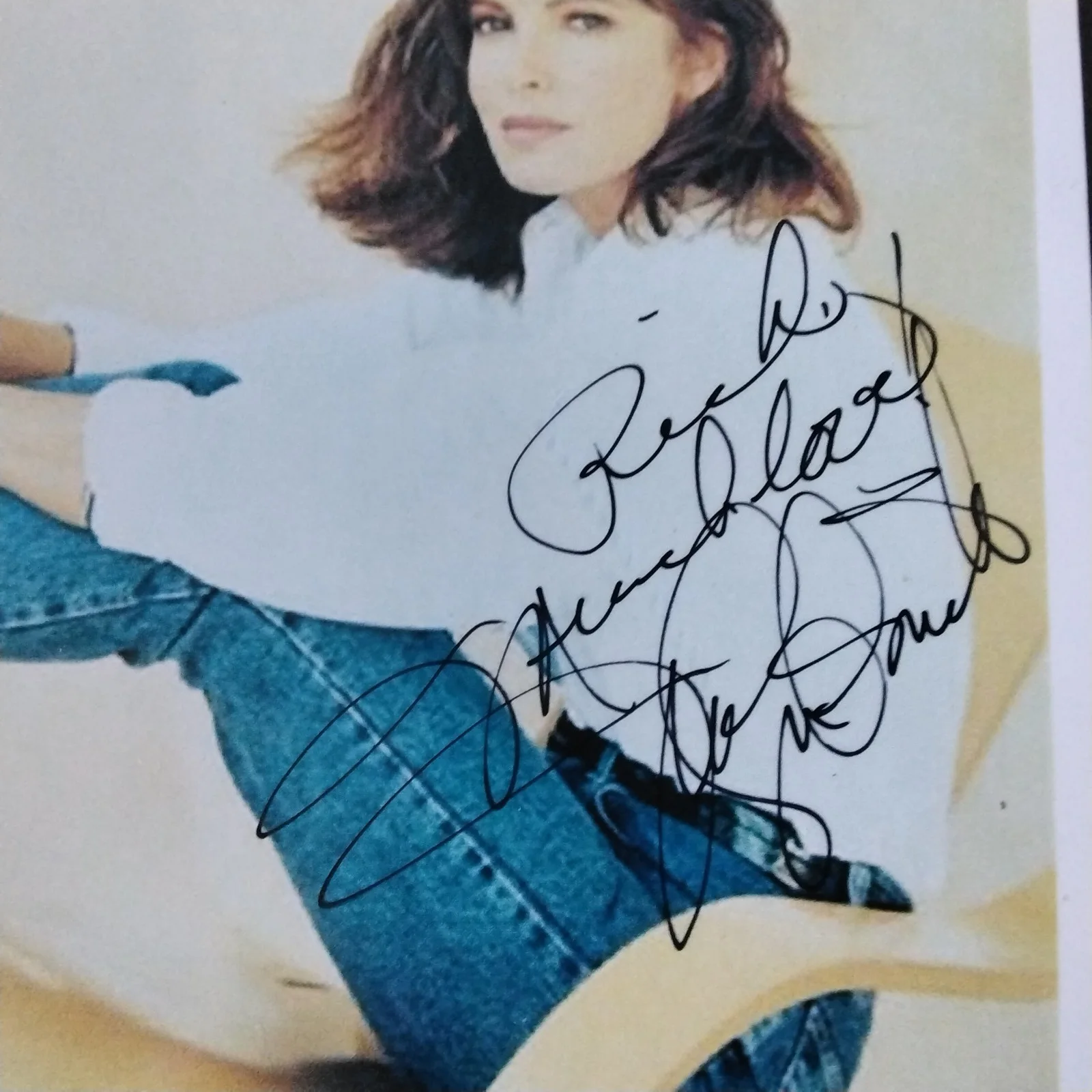 Jaclyn Smith SIGNED Photo 70s Movie TV Actress Charlies Angels Queen Miniseries, изображение 3