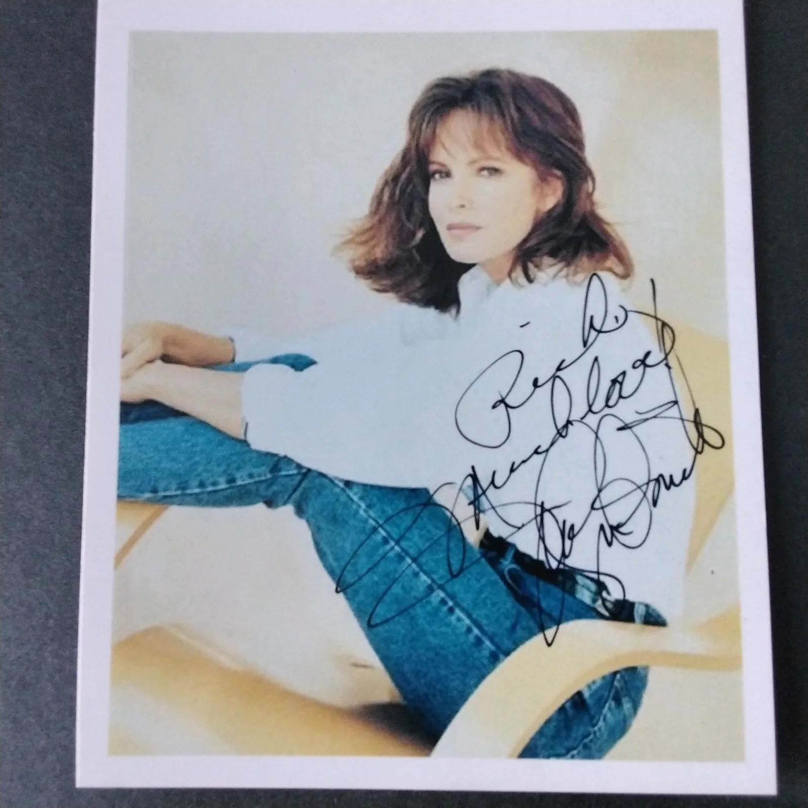 Jaclyn Smith SIGNED Photo 70s Movie TV Actress Charlies Angels Queen Miniseries, изображение 5