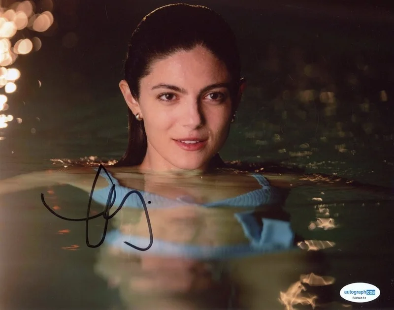 Monica Barbaro — *BIKINI IN WATER* Monica Barbaro Signed 8x10 Autograph ACOA
