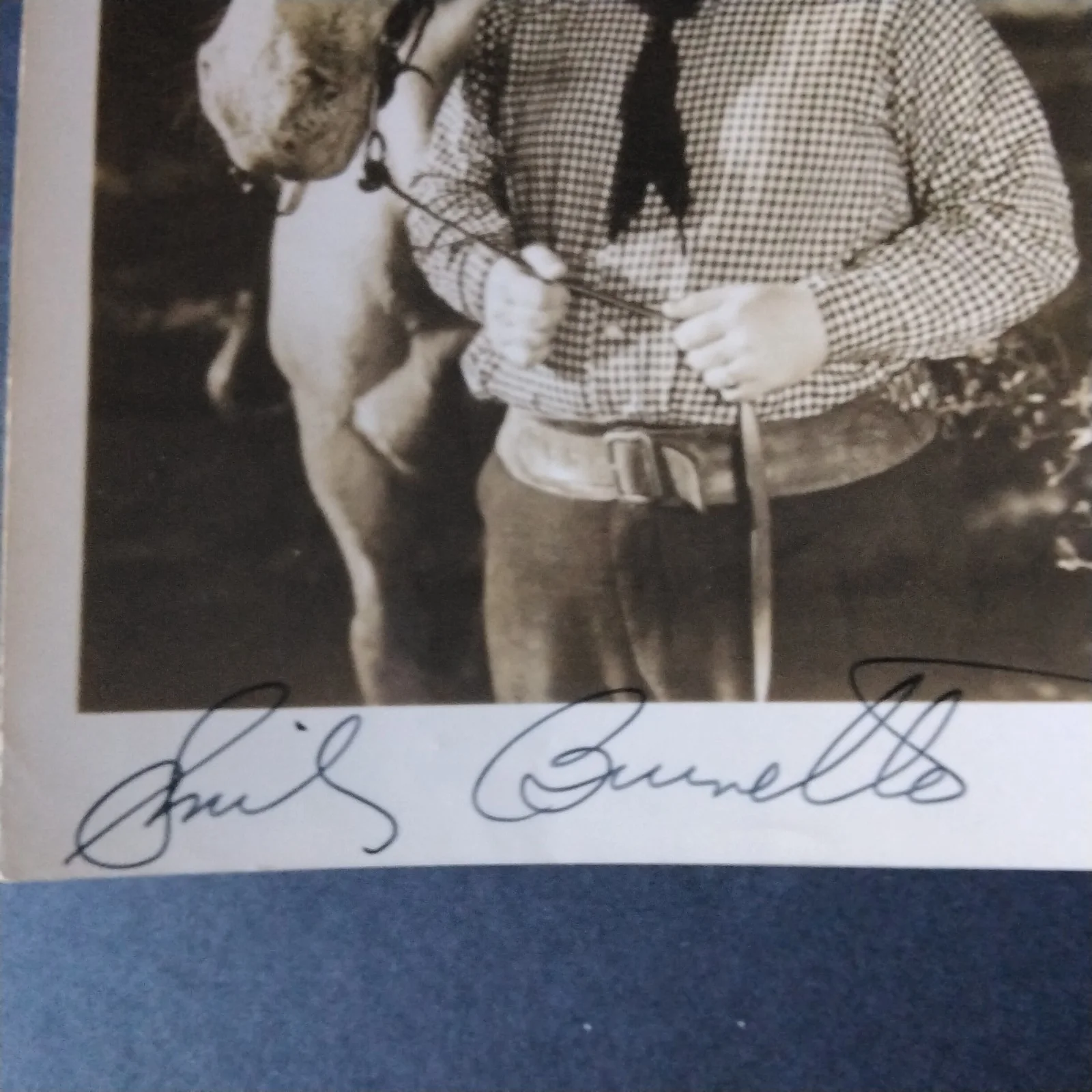 Smiley Burnette SIGNED Photo B Movie TV Actor Green Acres Gene Autry Westerns, изображение 4