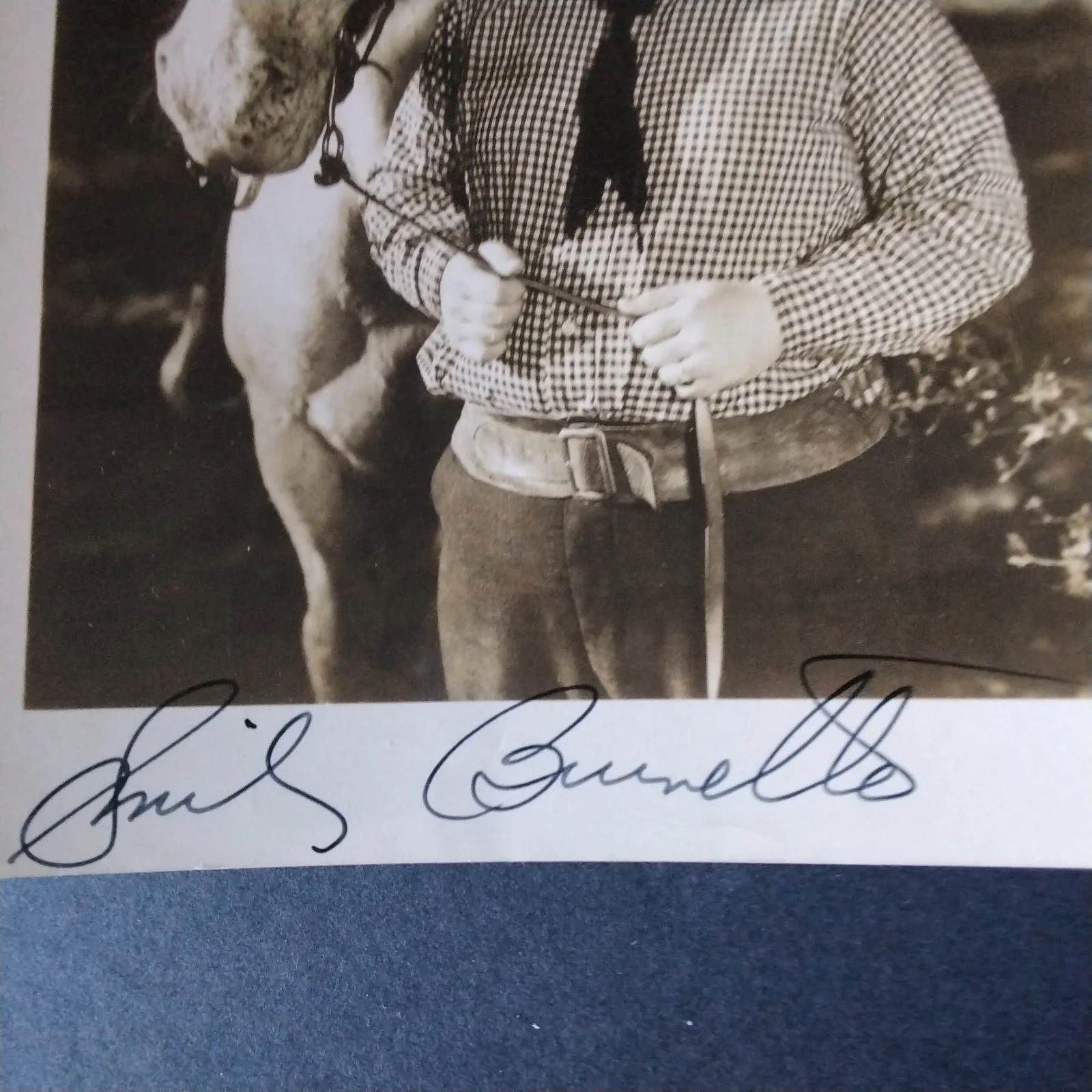 Smiley Burnette SIGNED Photo B Movie TV Actor Green Acres Gene Autry Westerns, изображение 5