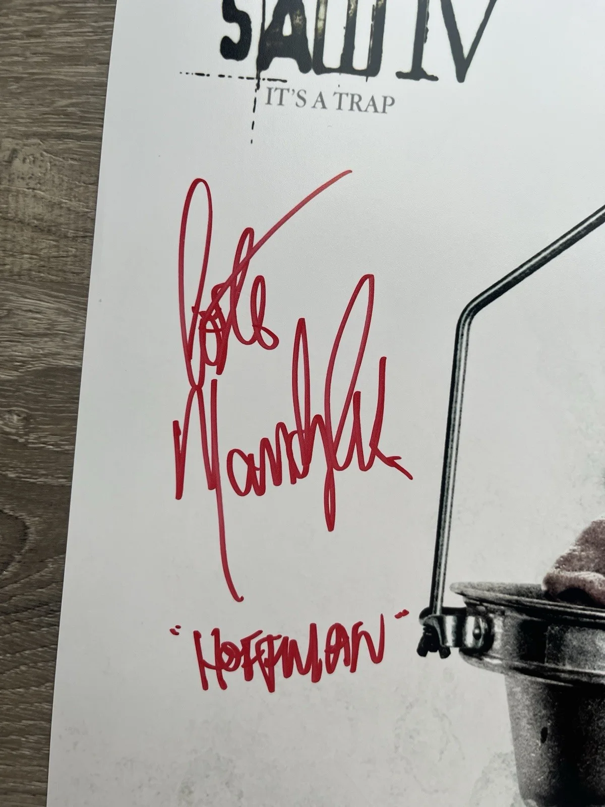 Costas Mandylor — Costas Mandylor Signed Saw IV 11x17 Photo JSA COA Detective Hoffman Jigsaw, изображение 4