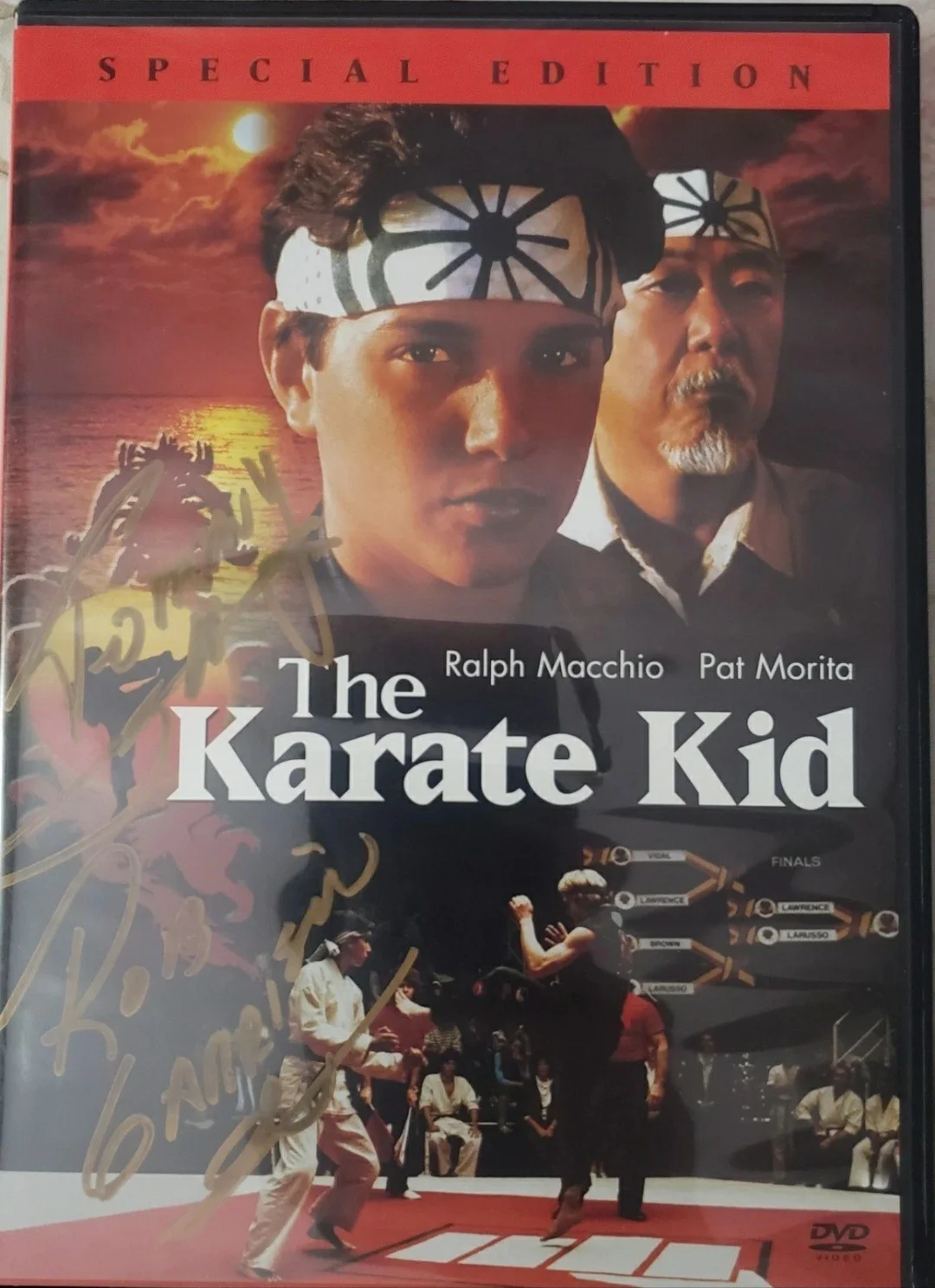 Rob Garrison, The Barbarian, The Stro Rob Kellum — 3 Signed Movie DVDs- The Karate Kid, Bodyslam, Dead Country, image 2