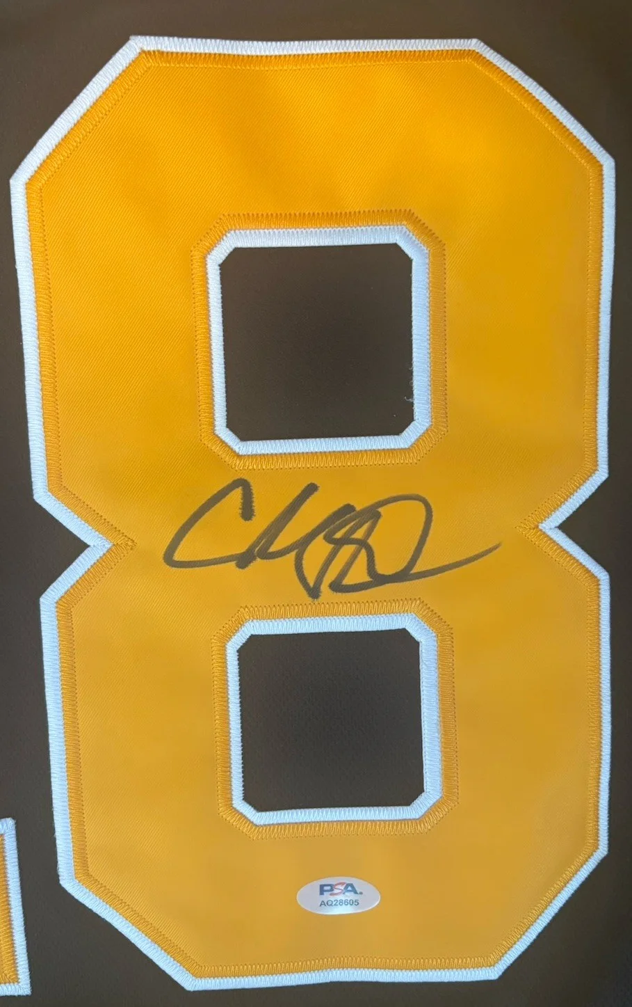 Adam Sandler Signed Autographed Happy Gilmore Boston Bruins Jersey PSA/DNA COA, изображение 2
