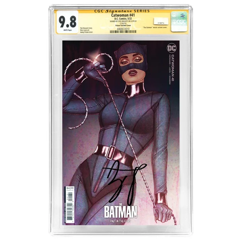 Zoe Kravitz — Zoe Kravitz Autographed 2022 Catwoman #41 Frison The Batman Variant CGC SS 9.8
