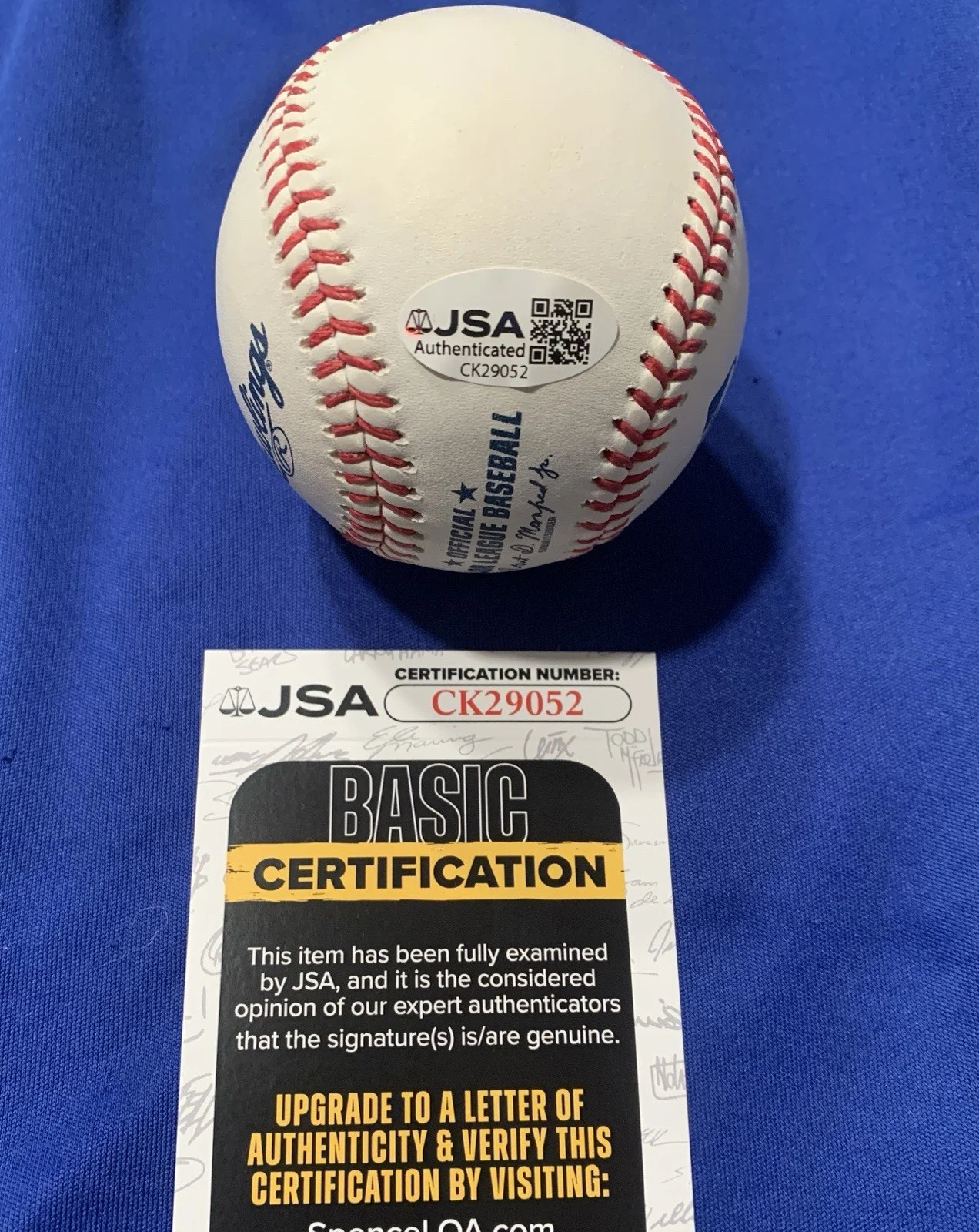 Adam Sandler — Adam Sandler Signed ROMLB Sandler Happy Gilmore Auto Baseball Auto JSA COA, изображение 4