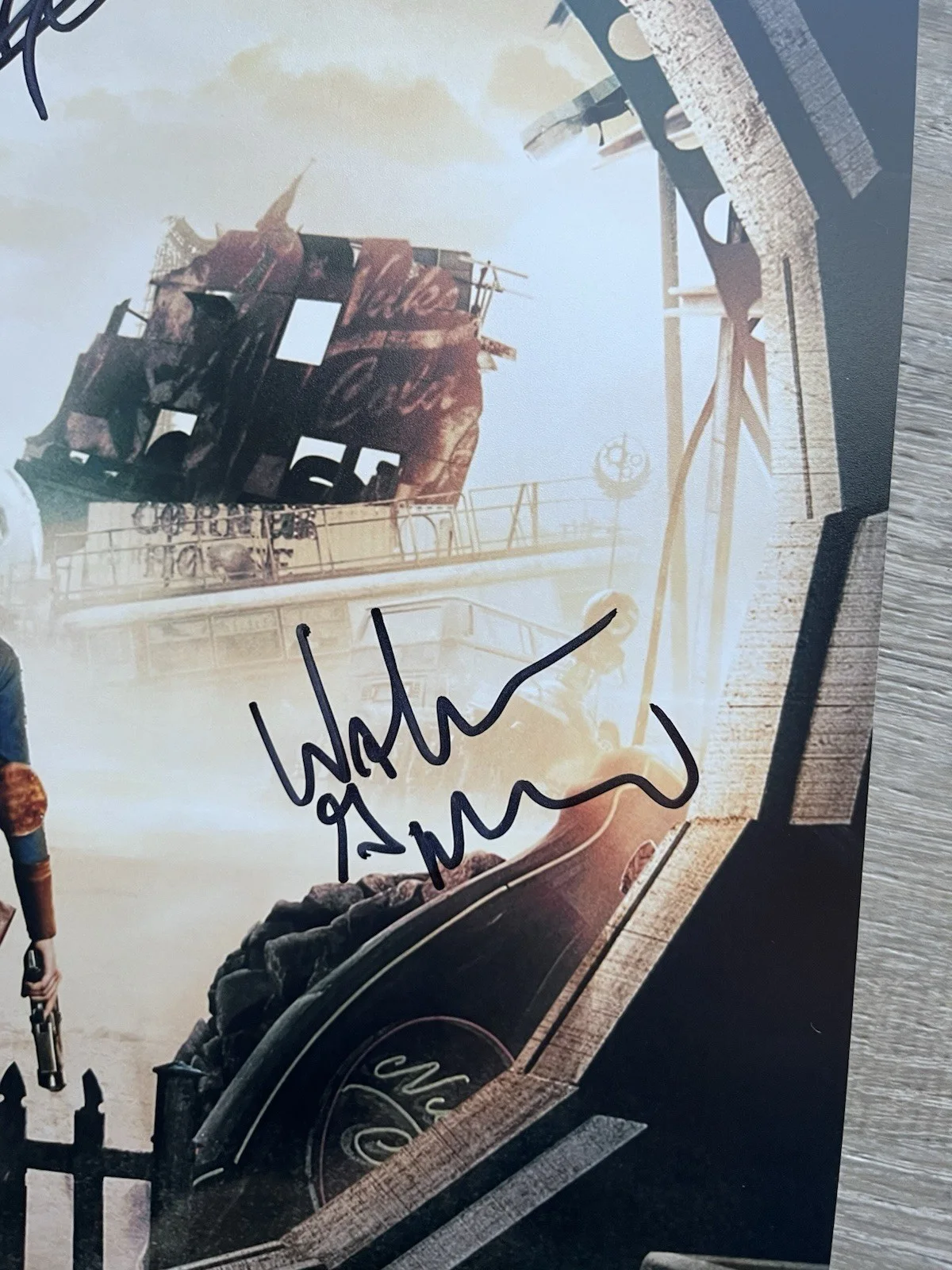 Walton Goggins — Walton Goggins Chris Parnell Signed Fallout 11x17 Photo JSA COA Ghoul, изображение 5