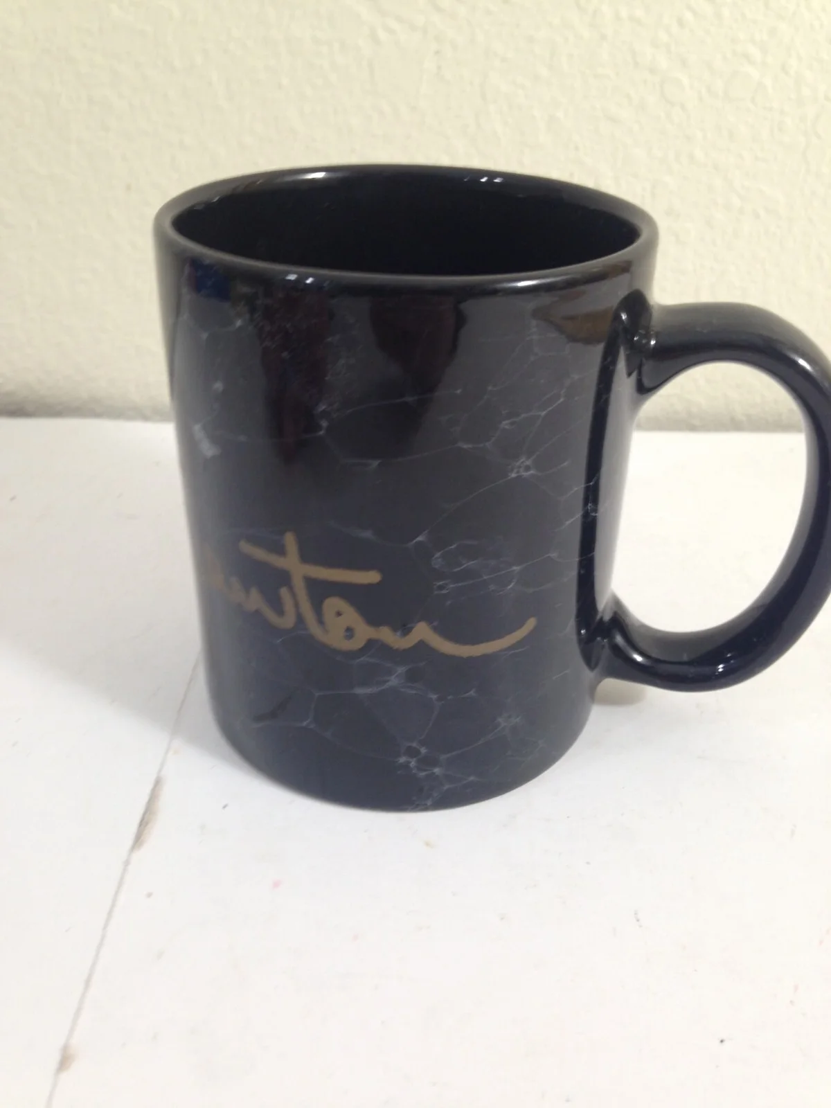 WAYNE NEWTON Signed ceramic Coffee Mug Cup RARE signature cup, image 3