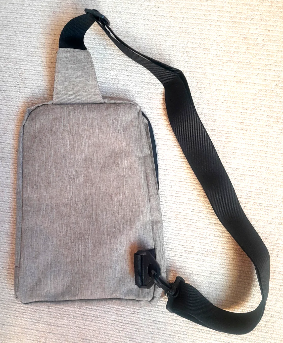 LIMITED COLLECTORS FILM PHILIPPINES MINI GREY CANVAS RUCKSACK WITH BLACK STRAP, image 5