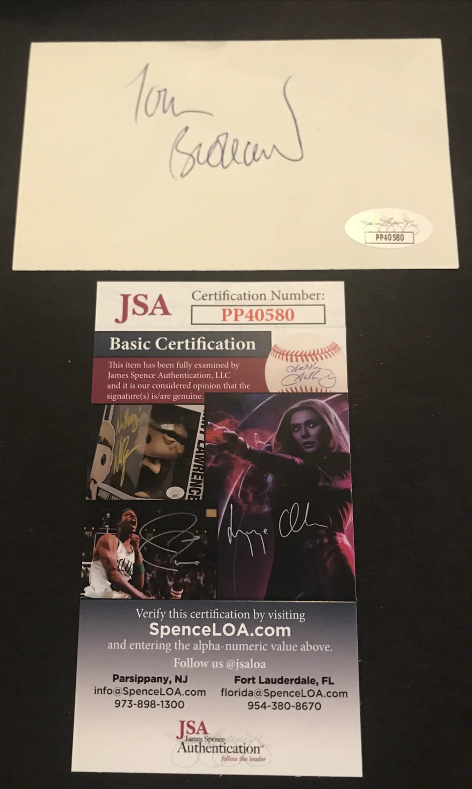 Tom Brokaw — Tom Brokaw Co-Anchor Of The Today Show Signed 3x5 Card JSA Certified Autograph!, изображение 2