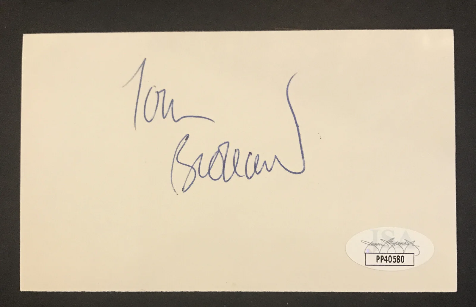 Tom Brokaw — Tom Brokaw Co-Anchor Of The Today Show Signed 3x5 Card JSA Certified Autograph!, изображение 3