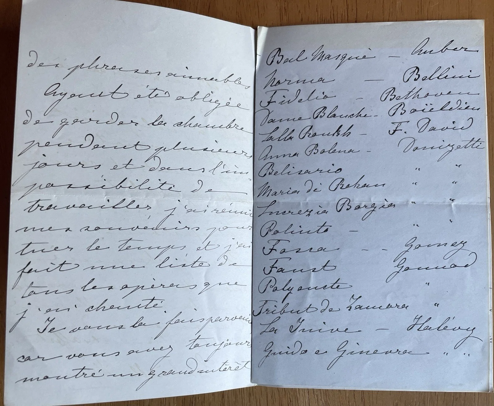 French Opera Soprano Gabrielle Krauss Autograph Letter (Good Content), image 4