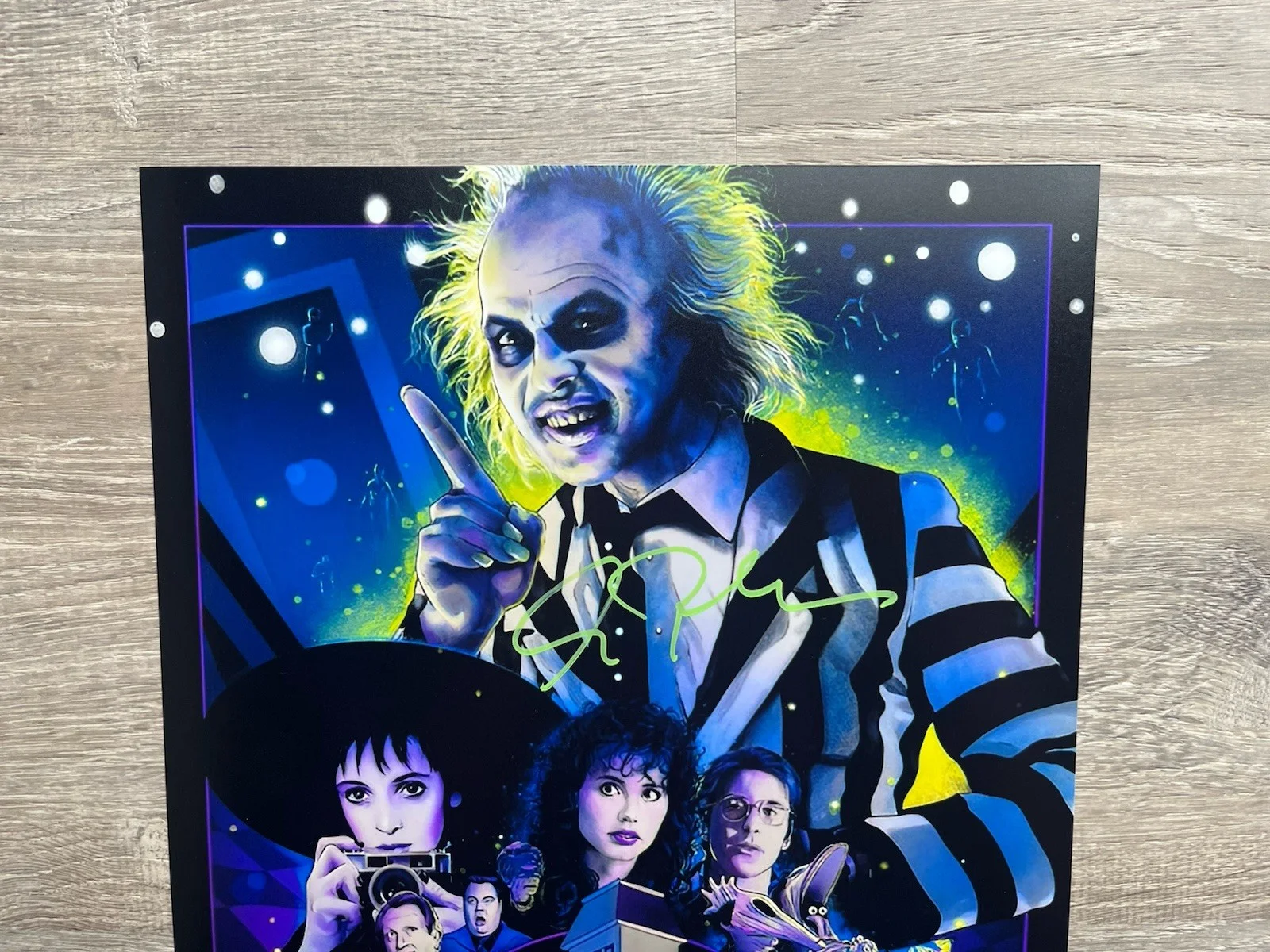 Alec Baldwin — Alec Baldwin Signed Beetlejuice 11x17 Photo JSA COA Adam Maitland Horror Auto, изображение 3