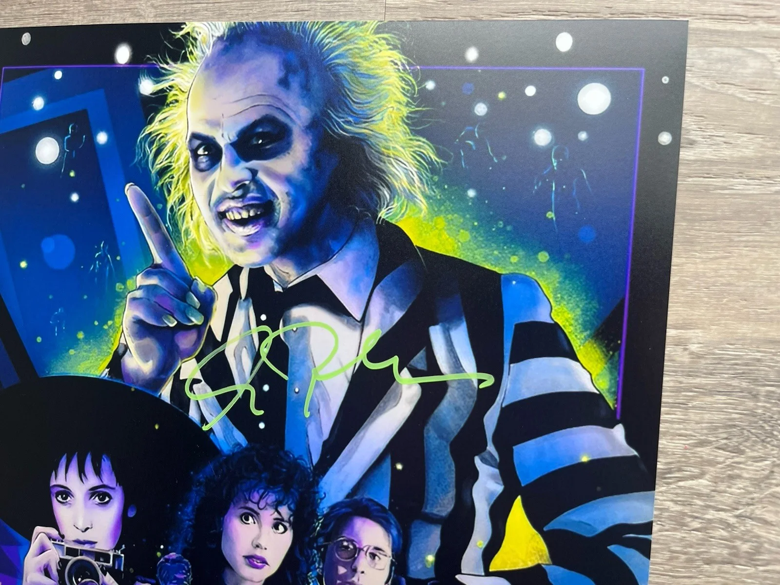 Alec Baldwin — Alec Baldwin Signed Beetlejuice 11x17 Photo JSA COA Adam Maitland Horror Auto, изображение 4