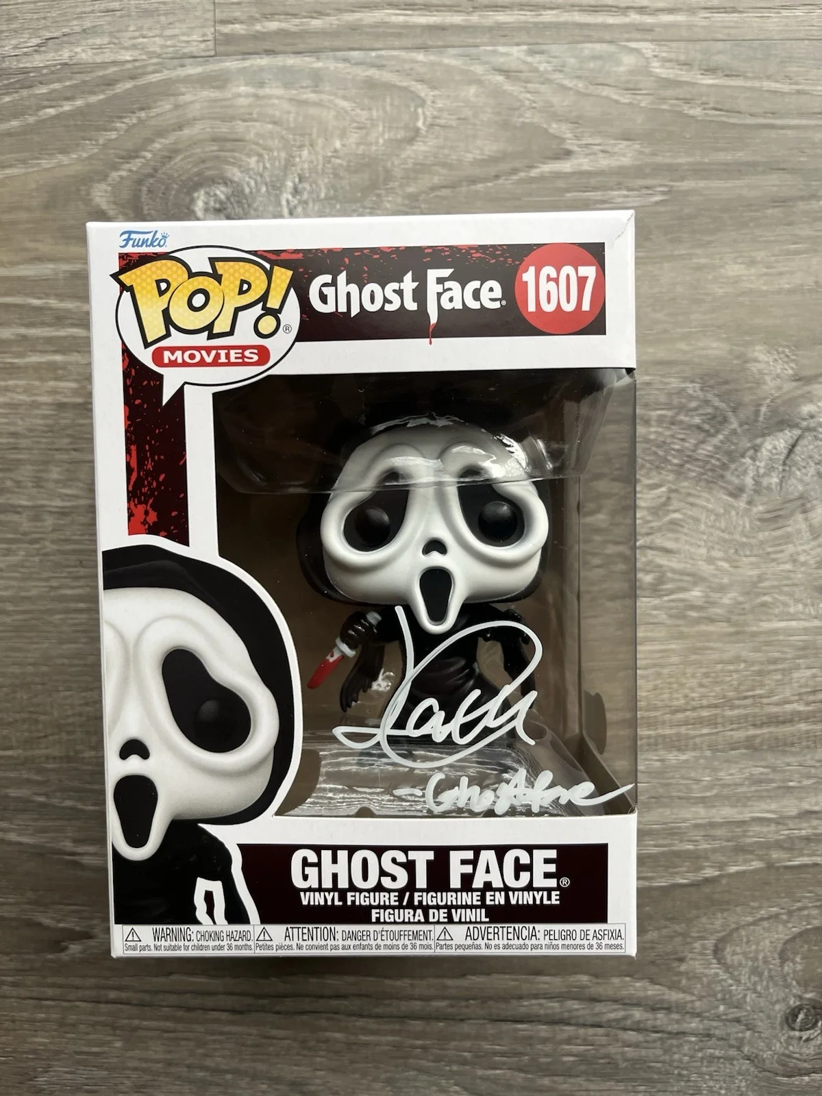 Jack Quaid — Jack Quaid Signed Inscribed Ghostface Funko Pop Beckett COA 1607 Scream, изображение 2