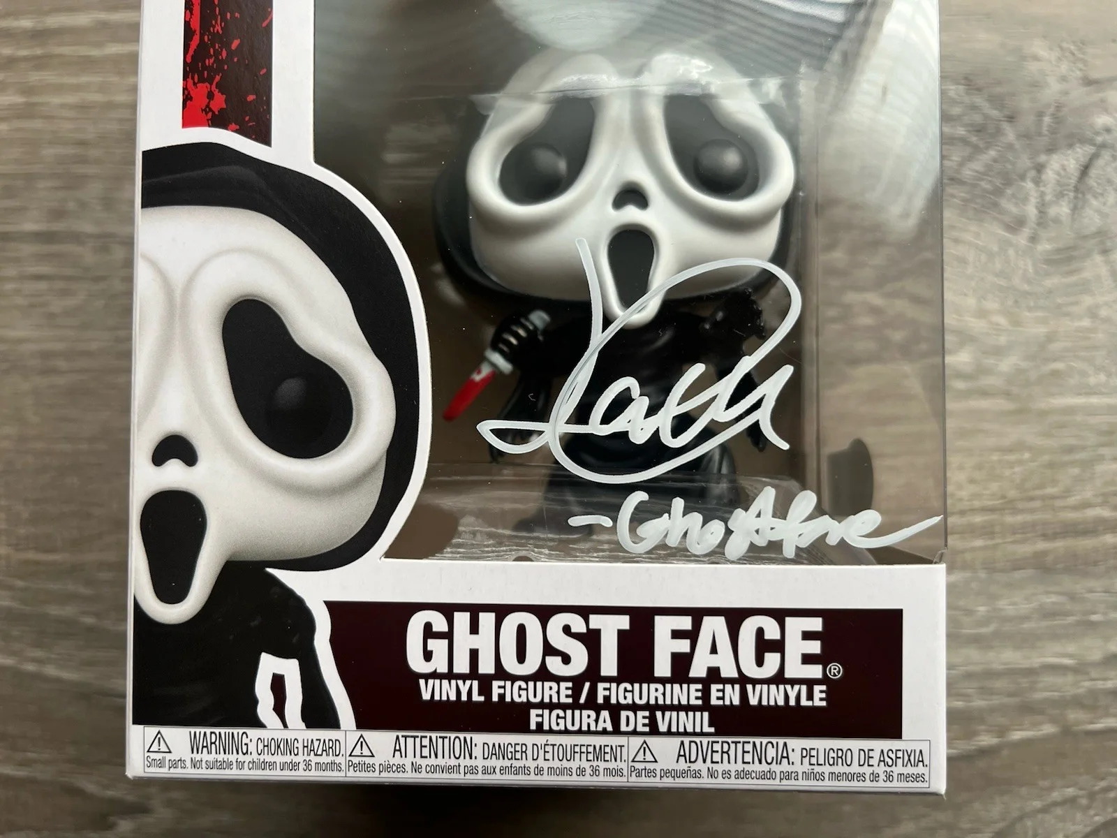 Jack Quaid — Jack Quaid Signed Inscribed Ghostface Funko Pop Beckett COA 1607 Scream, изображение 3