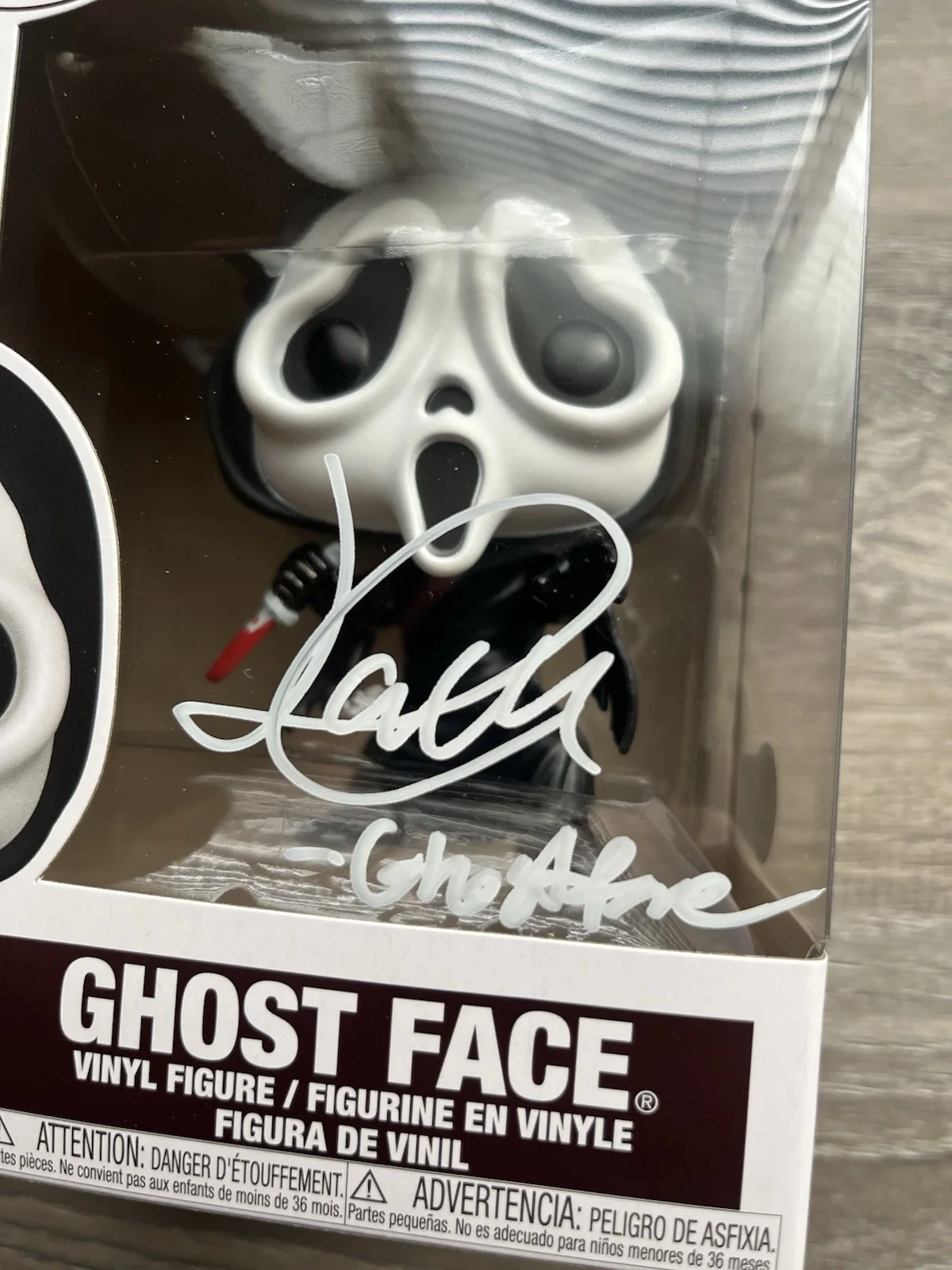 Jack Quaid — Jack Quaid Signed Inscribed Ghostface Funko Pop Beckett COA 1607 Scream, изображение 4