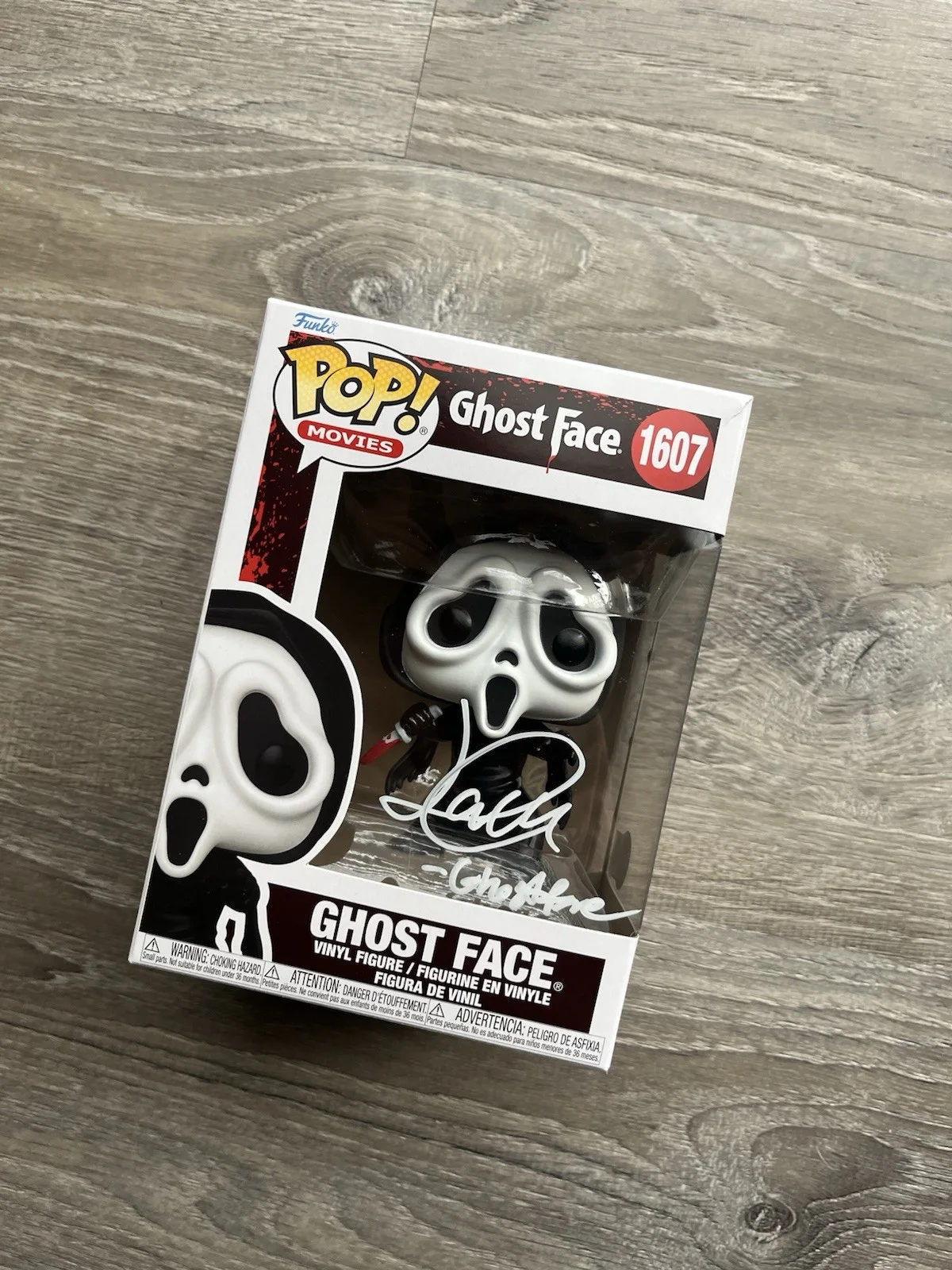 Jack Quaid — Jack Quaid Signed Inscribed Ghostface Funko Pop Beckett COA 1607 Scream, изображение 5