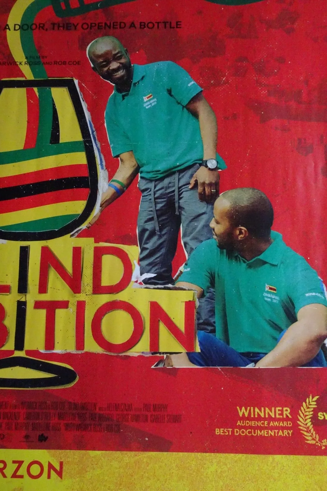 Blind Ambition Quad Poster Original 2021 Wine Tasting Documentary Robert Coe, image 3