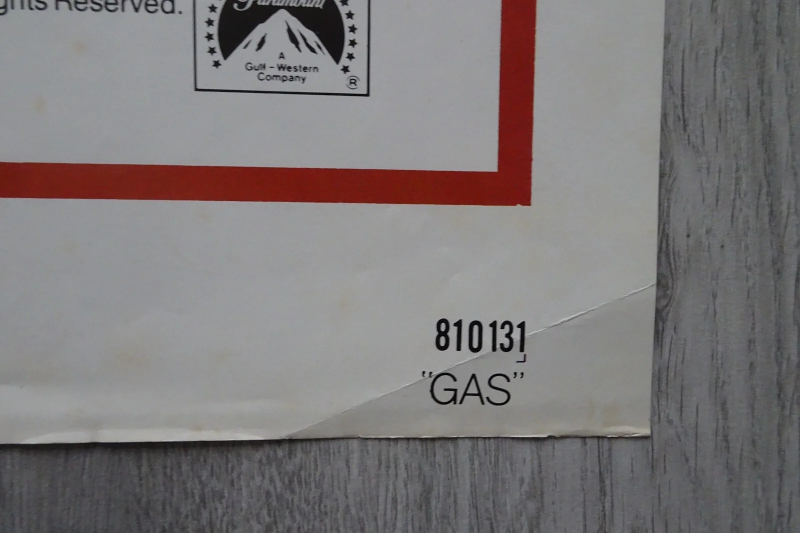 Gas Poster One Sheet Susan Anspach Howie Mandel Vintage Comedy 1981, изображение 4