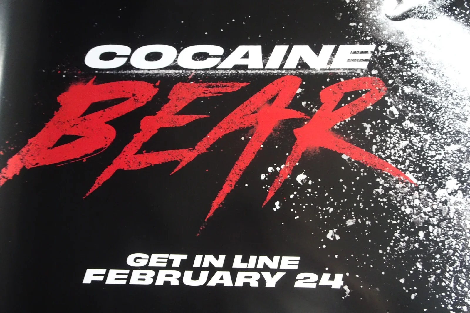 Cocaine Bear Poster Original Quad Keri Russell Alden Ehrenreich Ray Liotta 2023, изображение 2