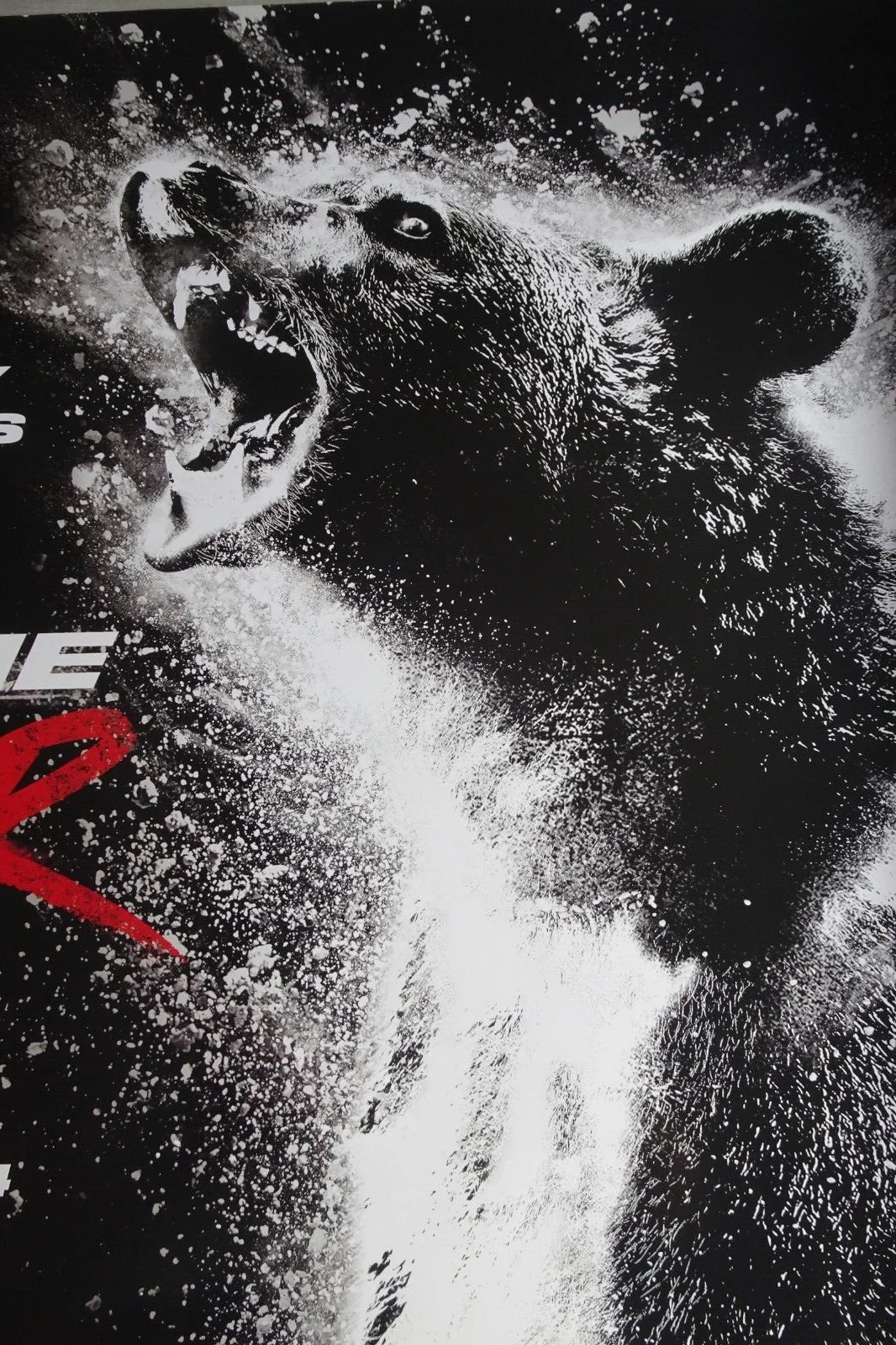 Cocaine Bear Poster Original Quad Keri Russell Alden Ehrenreich Ray Liotta 2023, изображение 3