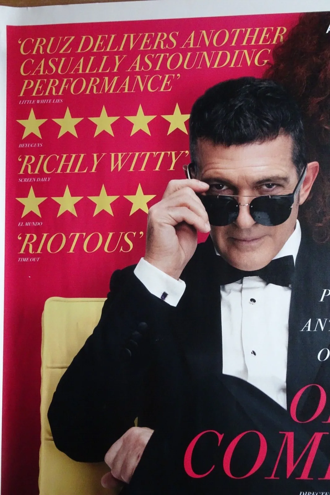 Official Competition Quad Poster Original 2022 Penelope Cruz Antonio Banderas, изображение 2