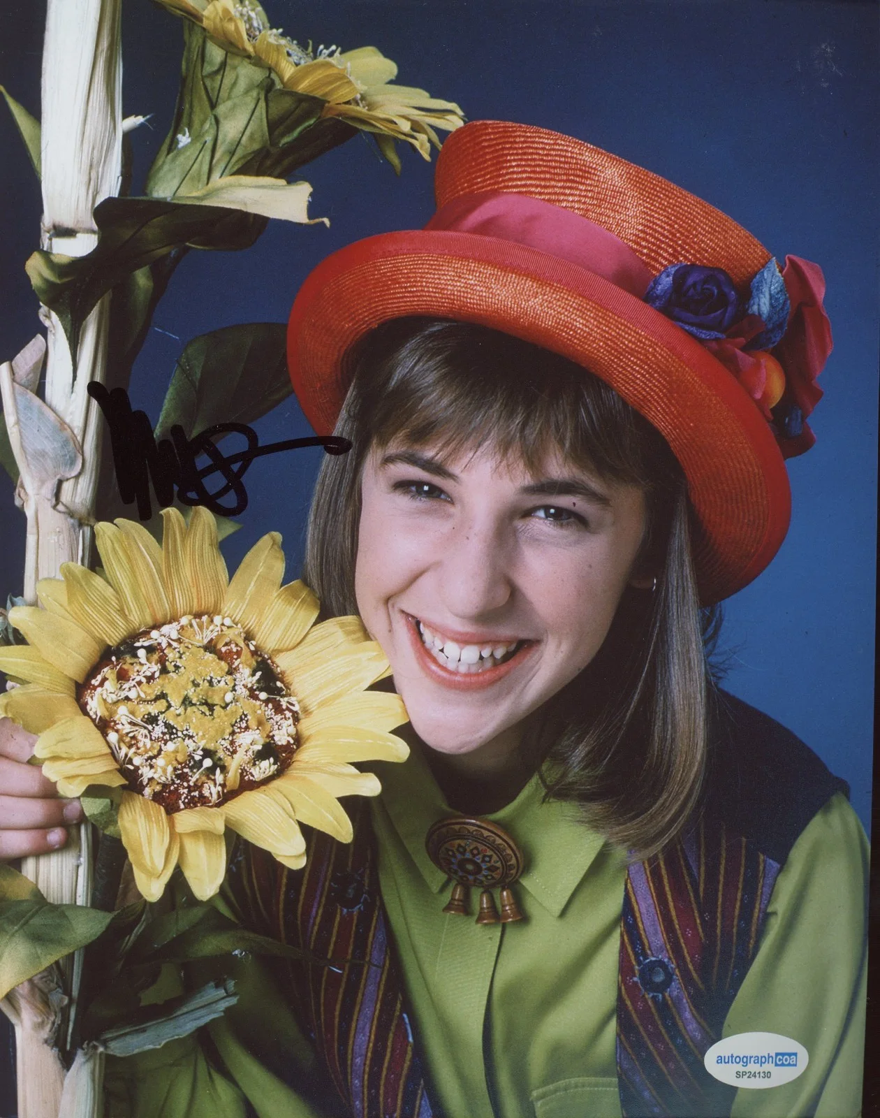 Mayim Bialik — Mayim Bialik Signed Autographed BLOSSOM 8x10 Photo ACOA Big Bang Theory, изображение 2