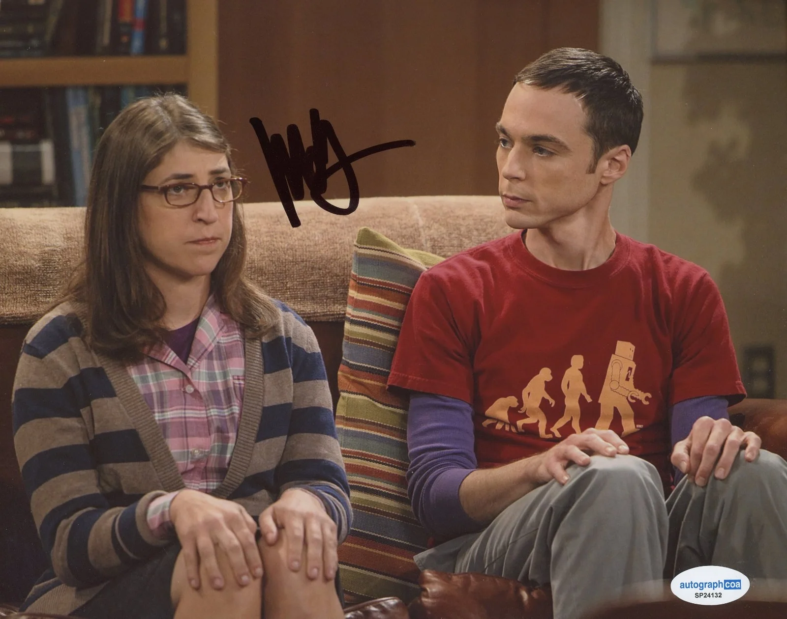 Mayim Bialik — Mayim Bialik Signed THE BIG BANG THEORY Amy Farrah Fowler 8x10 Photo ACOA C, изображение 2
