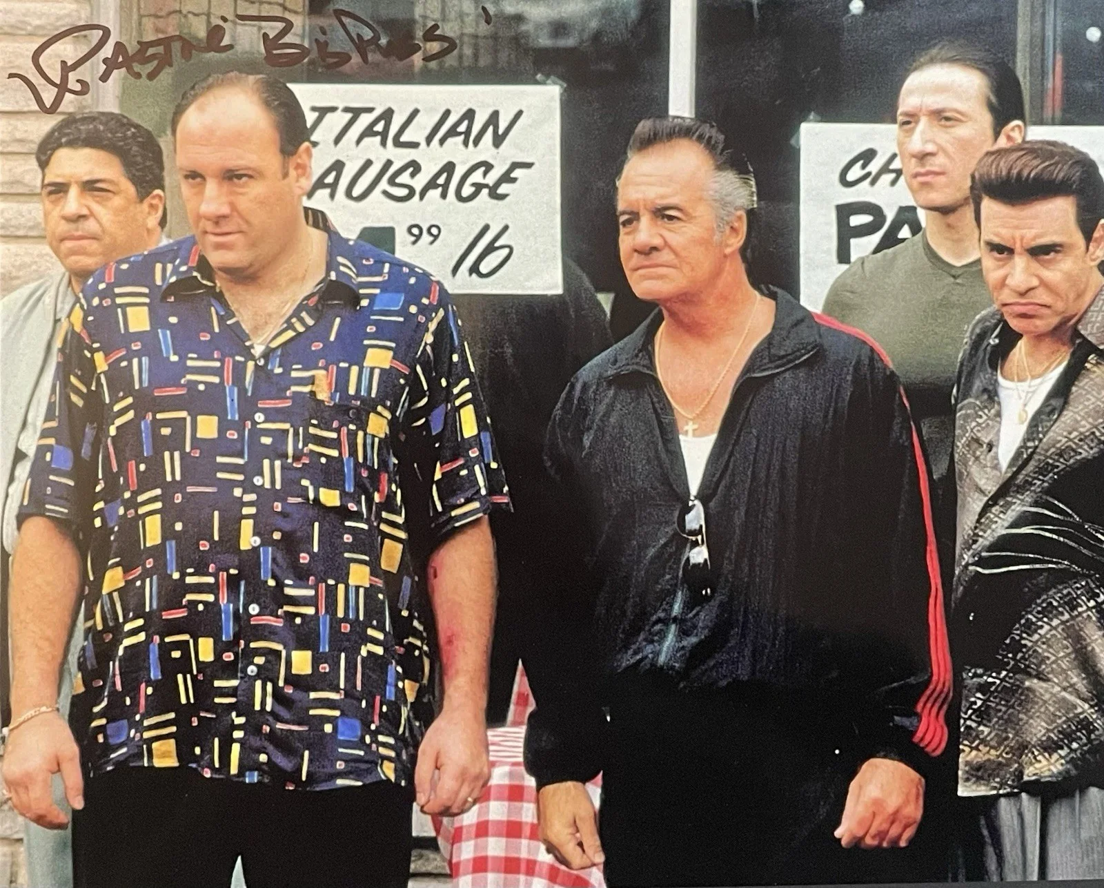 Vincent Pastore — Vincent Pastore Signed 8x10 Photo The Sopranos Autographed 6