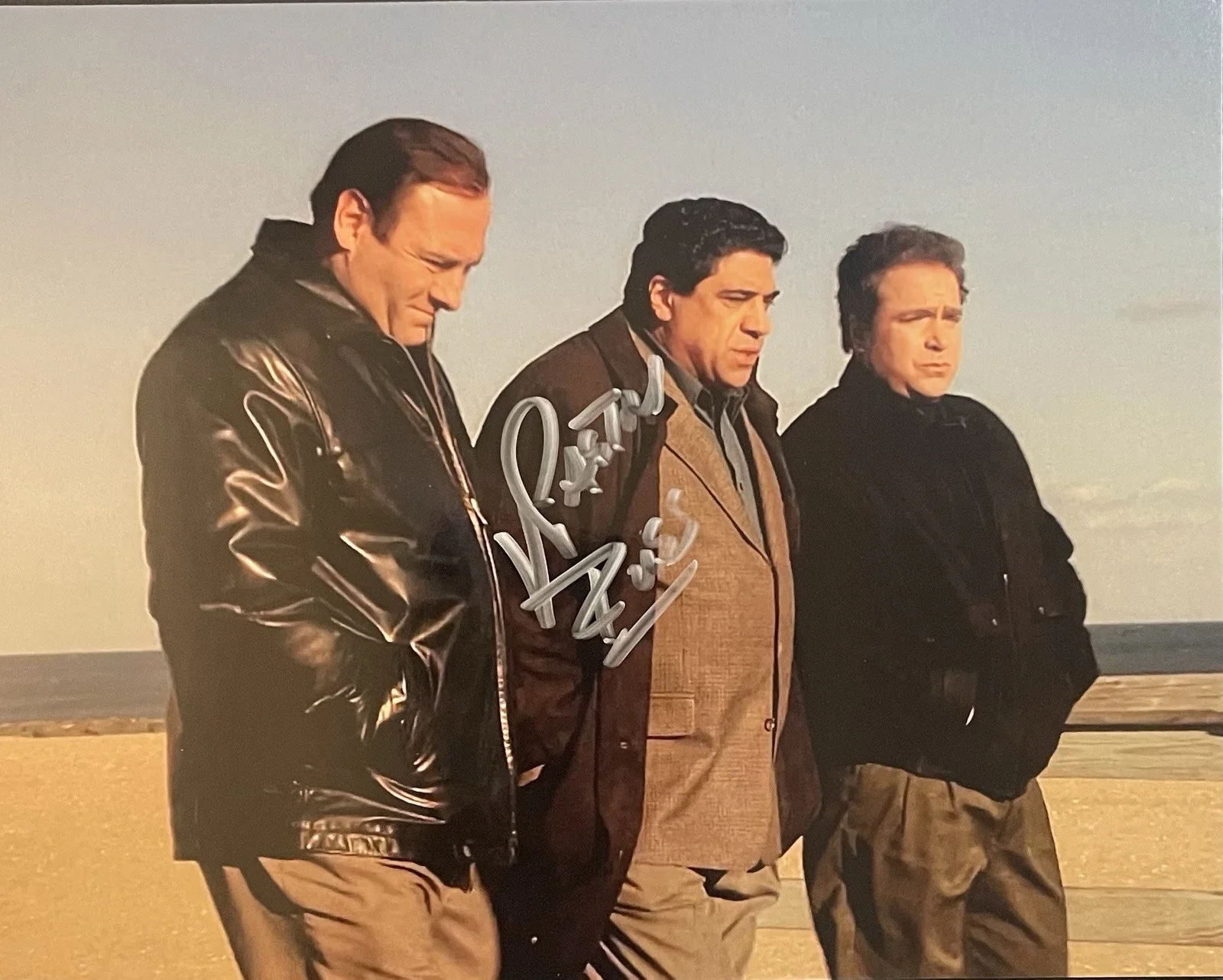 Vincent Pastore — Vincent Pastore Signed 8x10 Photo The Sopranos Autographed 5
