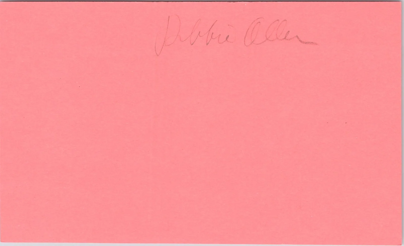 Debbie Allen — Debbie Allen Signed 3x5 Index Card Fame Autographed, изображение 2
