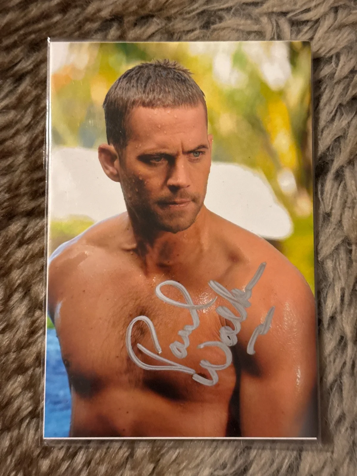 Paul Walker Hand Signed Photo 4 x 6 - Fast & Furious + COA, изображение 2