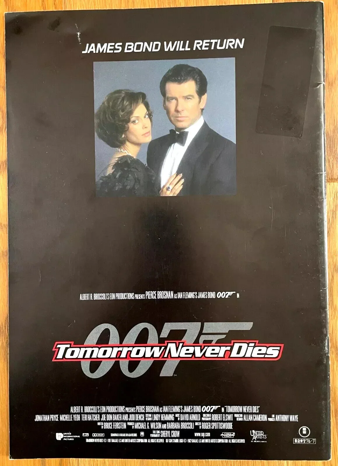 Tomorrow Never Dies 1997 Program Pierce Brosnan Japanese Used, image 4