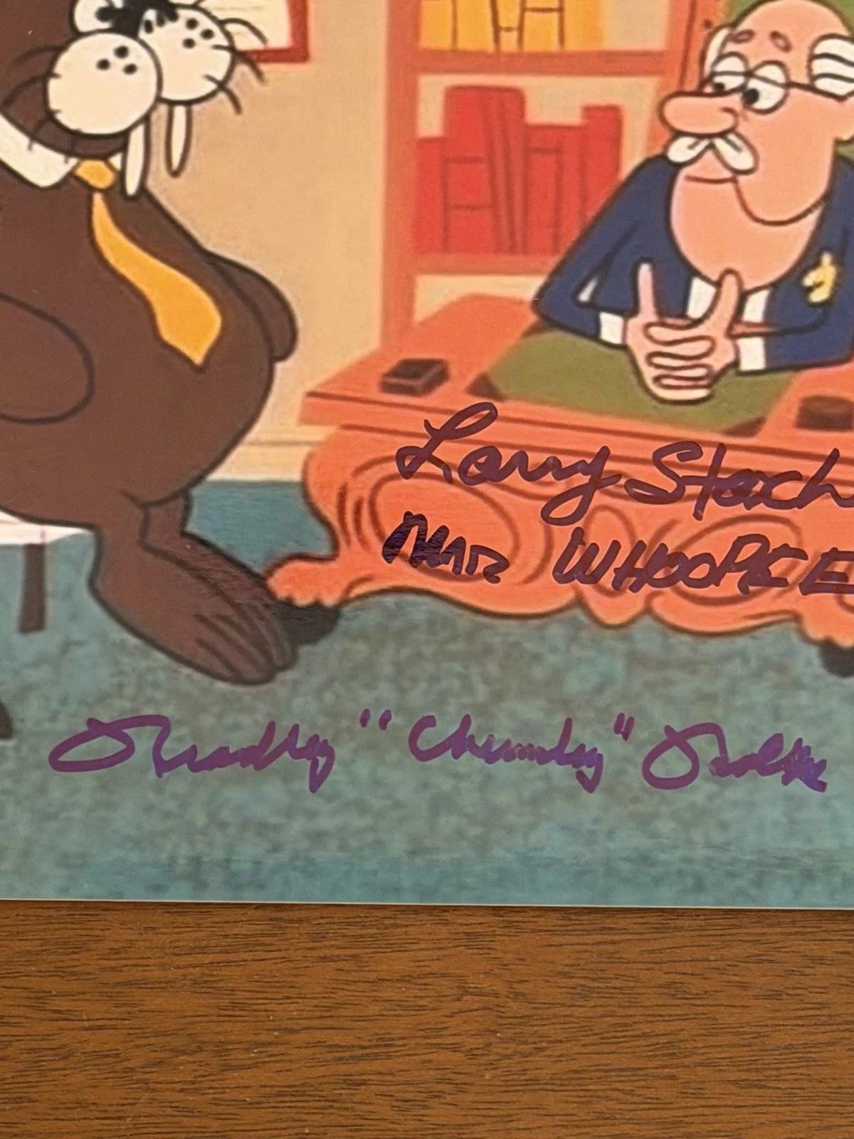 Larry Storch Mr Whoopee Bradley Bolke Chumley Signed Tennessee Tuxedo 8x10 Photo, изображение 3
