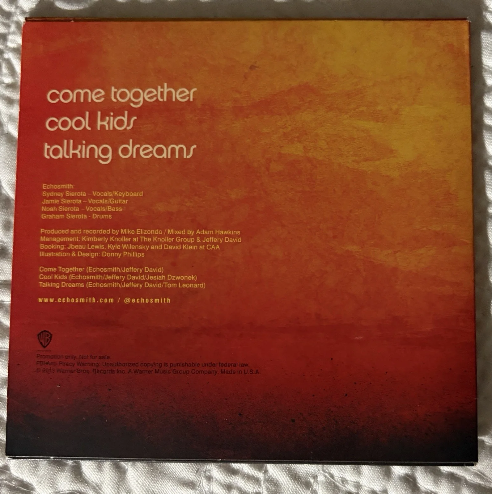Echosmith CD debut ep Summer Sampler hits Cool Kids talking dreams promo SIGNED, image 4