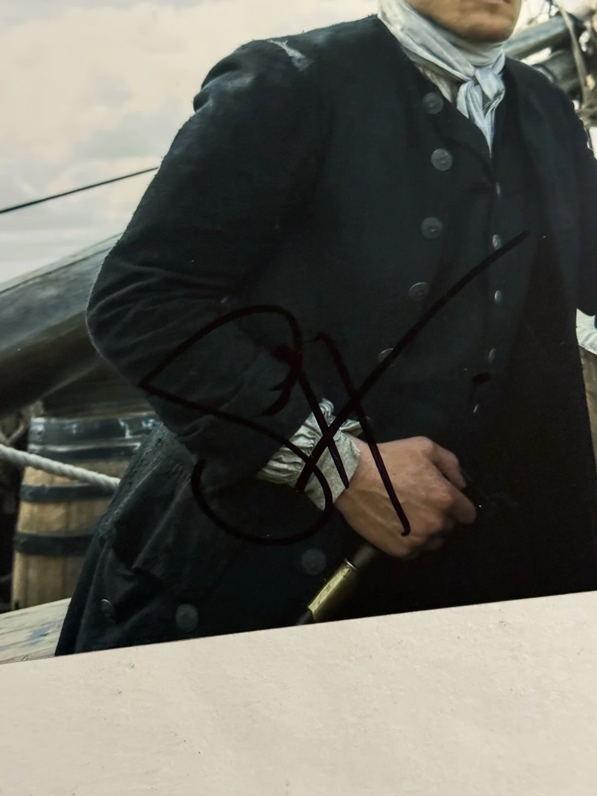 SAM HEUGHAN HAND SIGNED 8x10 PHOTO ACTOR AUTOGRAPHED OUTLANDER SHOW STAR COA, изображение 2