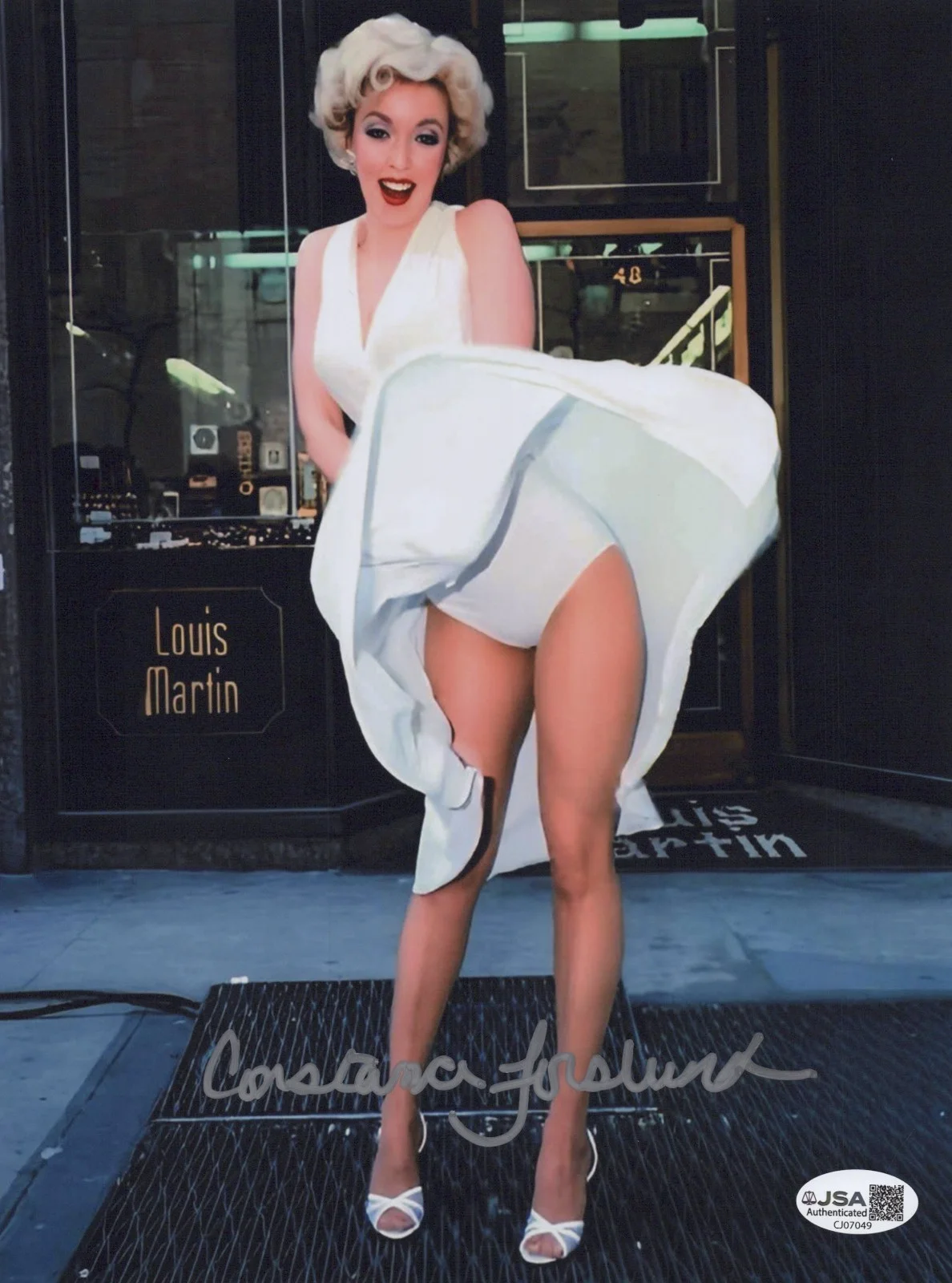 CONSTANCE FORSLUND — CONSTANCE FORSLUND Signed THIS YEAR'S BLONDE 8x10 Photo MARILYN Autograph JSA