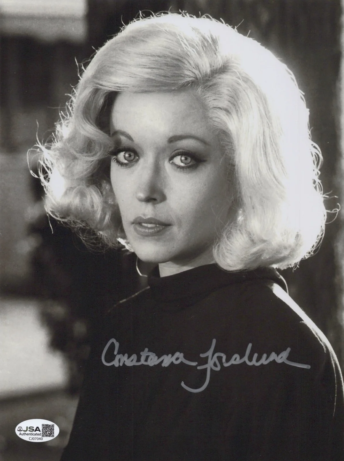 CONSTANCE FORSLUND — CONSTANCE FORSLUND Signed THIS YEAR'S BLONDE 8x10 Photo MARILYN Autograph JSA