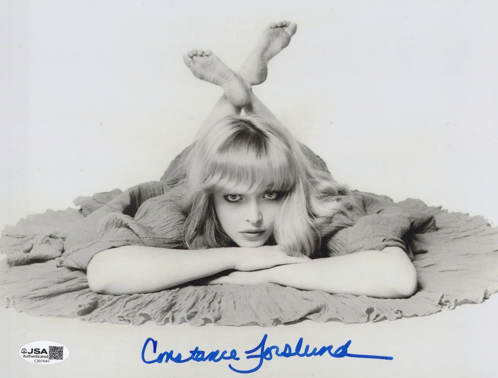 CONSTANCE FORSLUND — CONSTANCE FORSLUND Signed THIS YEAR'S BLONDE 8x10 Photo MARILYN Autograph JSA