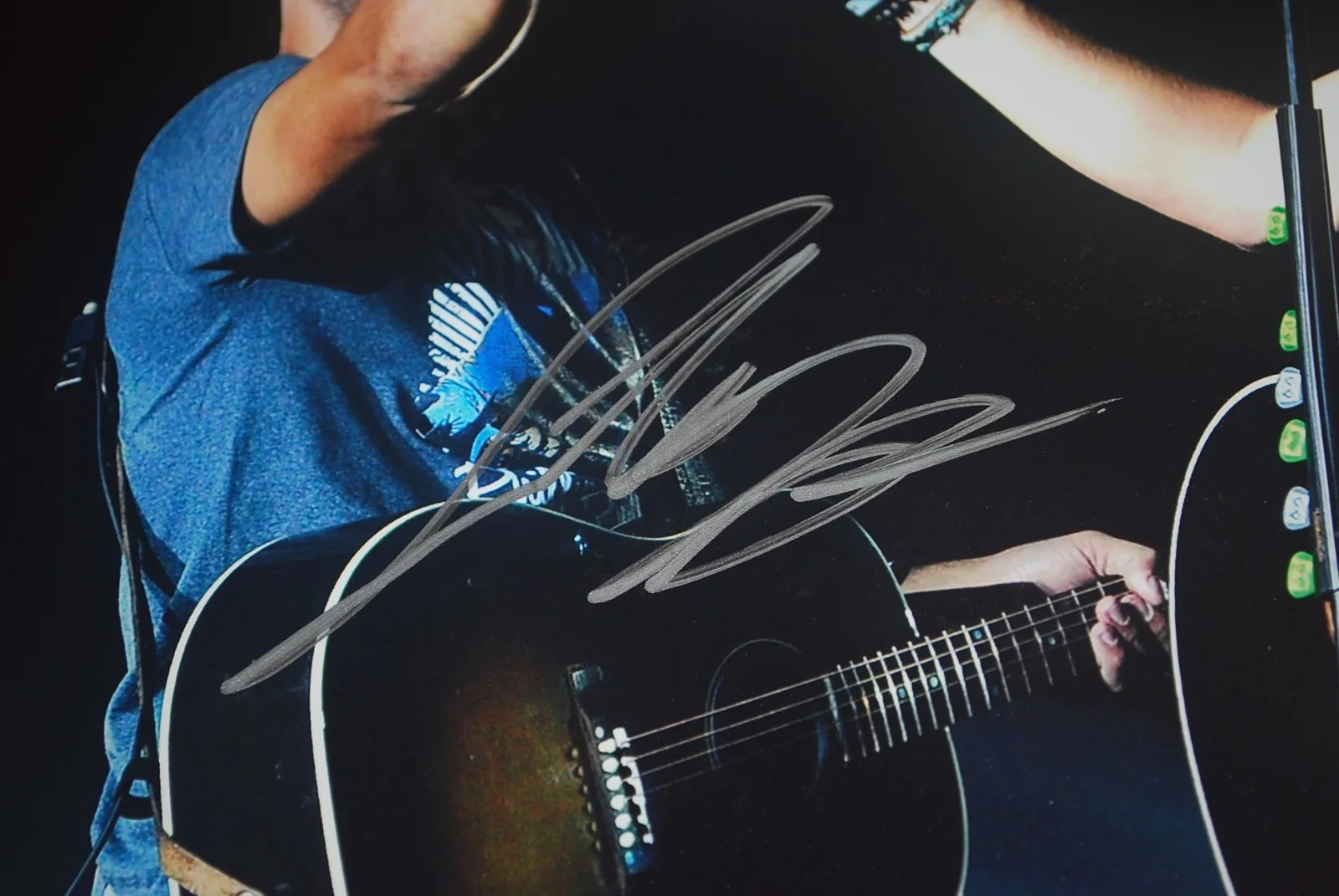 LUKE BRYAN JASON ALDEAN Signed 11x14 photo BECKETT COA H05750, изображение 2