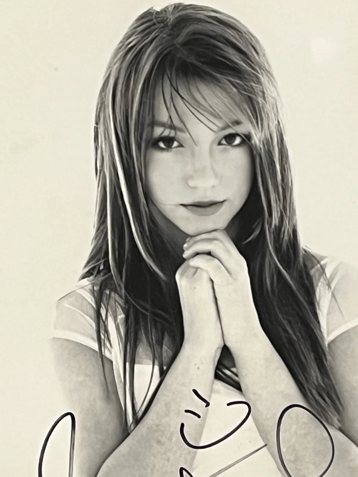 Britney Spears — 1998 BRITNEY SPEARS SIGNED JSA JIVE RECORDS PROMO PRESS PHOTO AUTOGRAPH FRAMED!, изображение 2