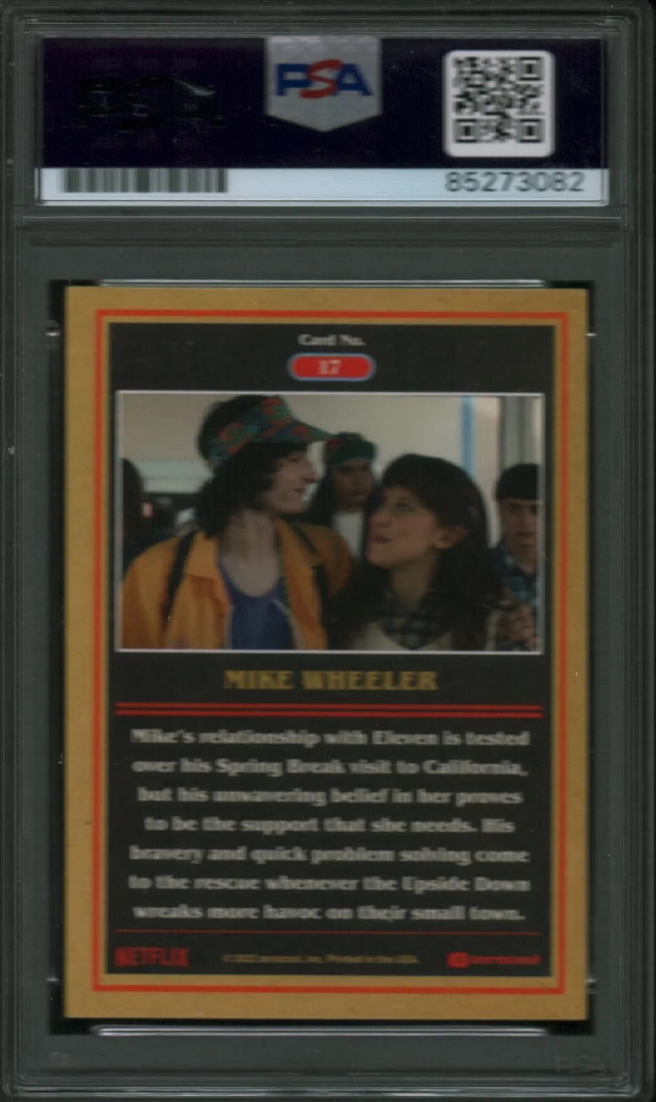 finn wolfhard — FINN WOLFHARD SIGNED STRANGER THINGS MIKE TRADING CARD PSA ZEROCOOL SEASON 4, image 2