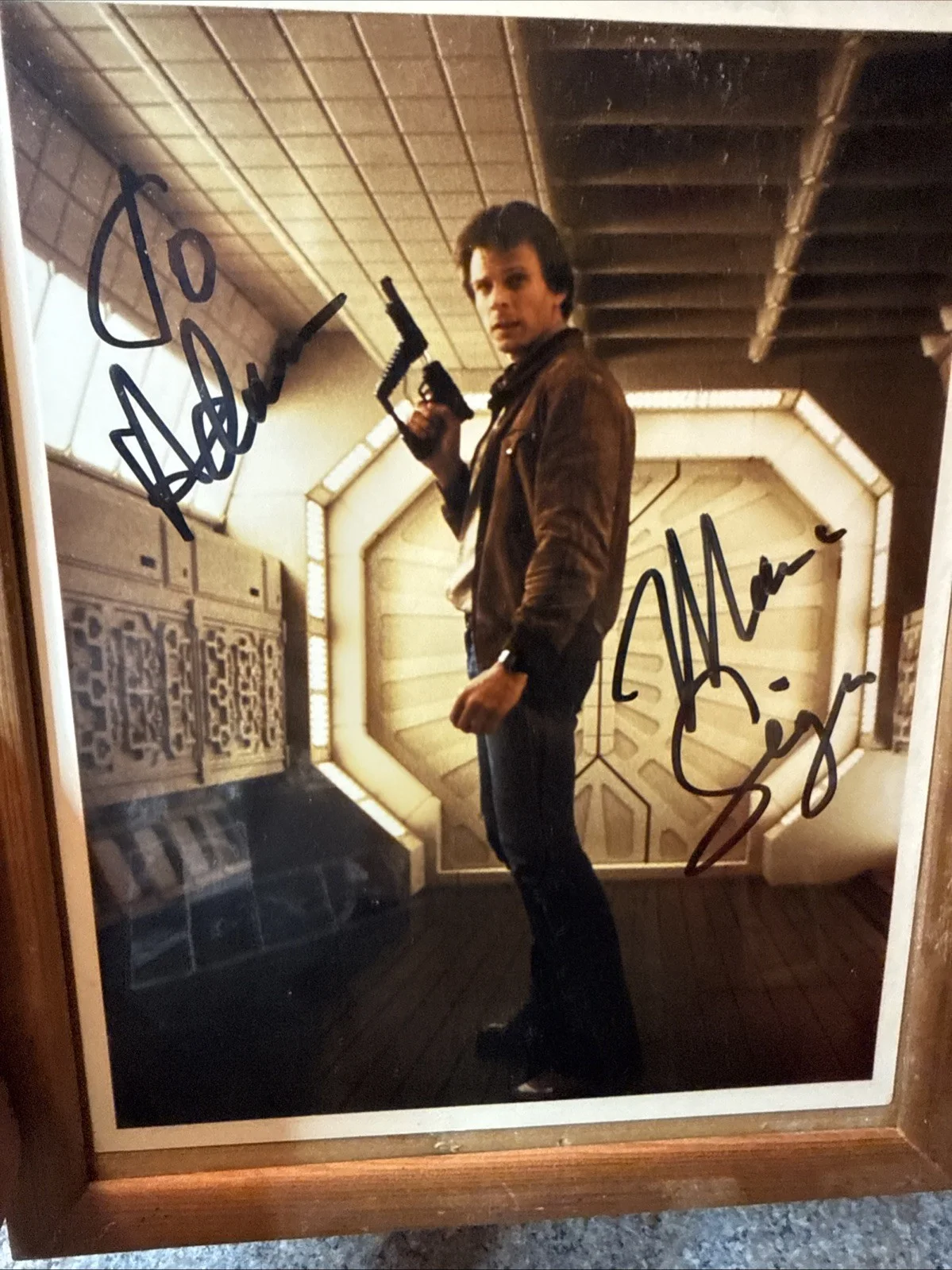 Marc Singer — MARC SINGER as Mike Donovan - V- The Series GENUINE SIGNED AUTOGRAPH, изображение 3