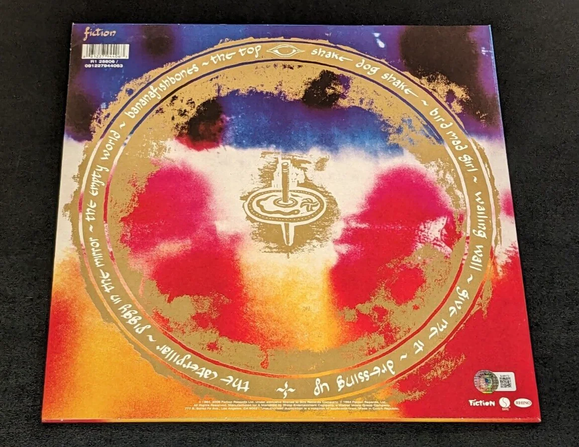 THE CURE ROBERT SMITH & LOL TOLHURST signed "THE TOP" LP RECORD BECKETT LOA BAS, image 2
