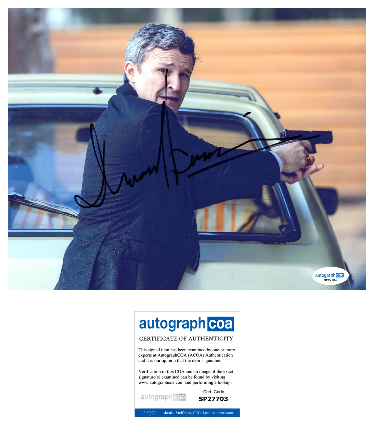 Damon Herriman — Damon Herriman ‘The Tourist’ Signed 8x10 Photo ‘Detective Lachlan Rogers’ ACOA